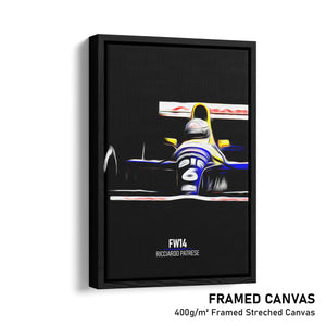 Williams FW14, Ricciardo Patrese 1991 - Formula 1 Print