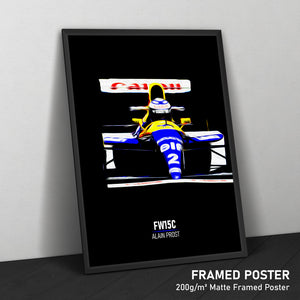 Williams FW15C, Alain Prost 1993 - Formula 1 Print