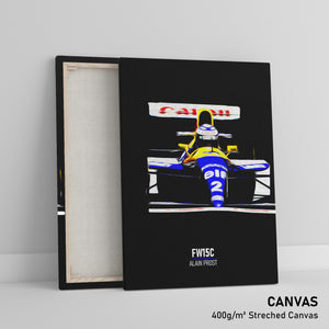 Williams FW15C, Alain Prost 1993 - Formula 1 Print