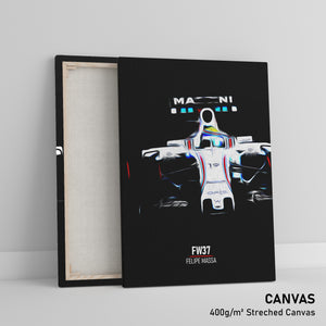 Williams FW37, Felipe Massa 2015 - Formula 1 Print