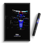 Load image into Gallery viewer, Williams FW44, Alexander Albon 2022 - Formula 1 Print
