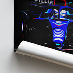 Load image into Gallery viewer, Williams FW44, Nicholas Latifi 2022 - Formula 1 Print
