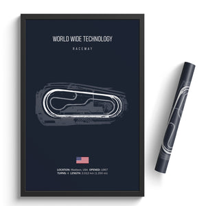 World Wide Technology Raceway - Racetrack Print