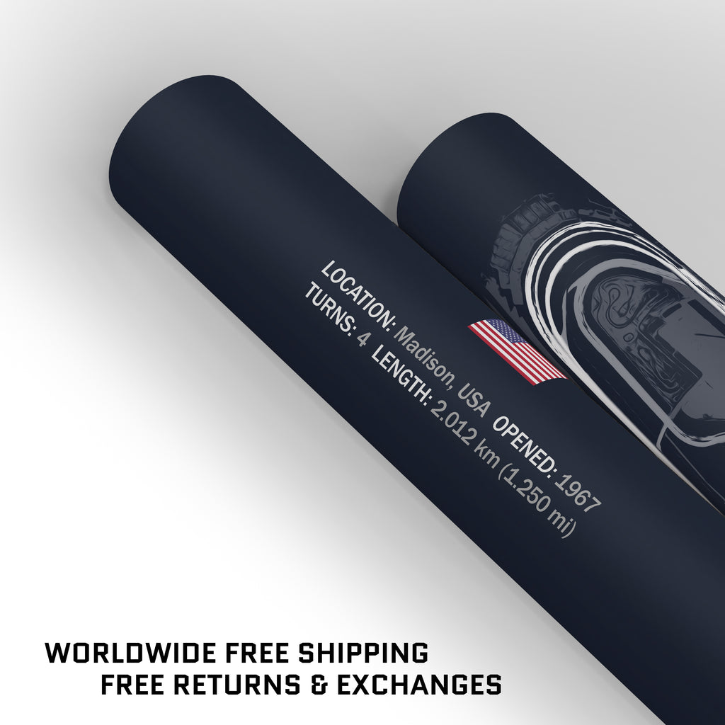 World Wide Technology Raceway - Racetrack Print – Illustrated Tracks