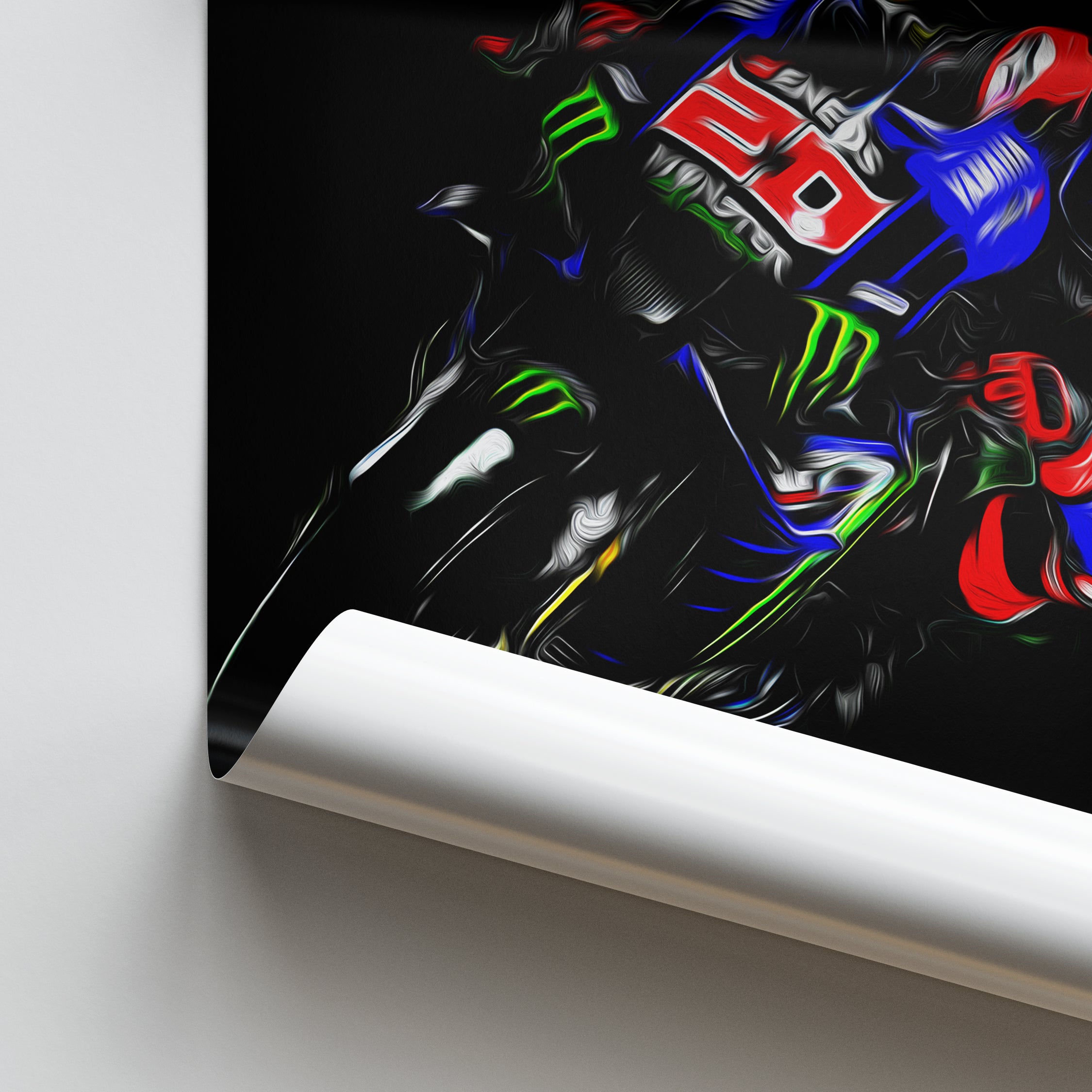Yamaha YZR-M1, Fabio Quartararo 2021 - MotoGP Print