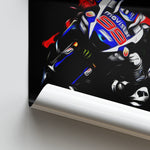 Load image into Gallery viewer, Yamaha YZR-M1, Jorge Lorenzo 2015 - MotoGP Print
