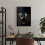Load image into Gallery viewer, Yamaha YZR-M1, Valentino Rossi 2020 - MotoGP Print
