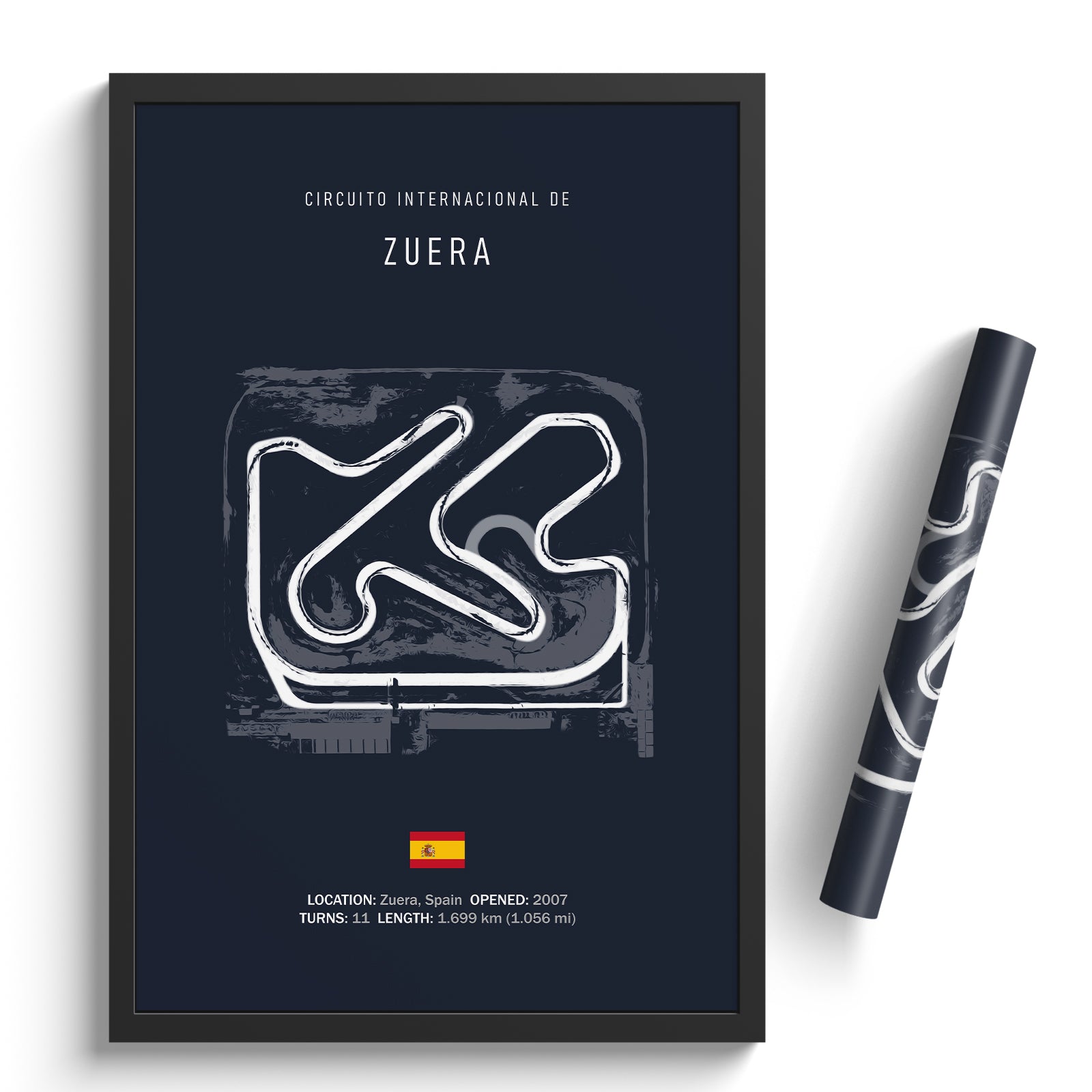 Circuito Internacional De Zuera - Racetrack Print